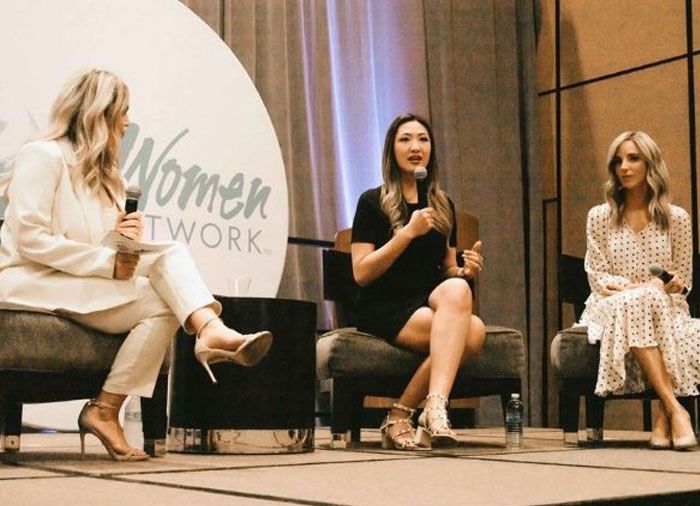 eWomenNetwork Goals Briana on stage eWomenNetwork Goals